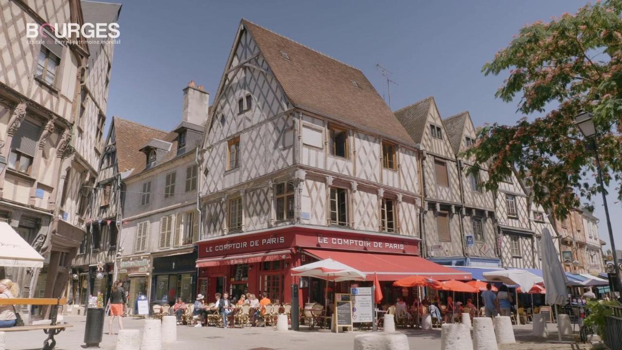 L'Annexe D'Auron, Charmant F2 Au Coeur De Bourges Buitenkant foto